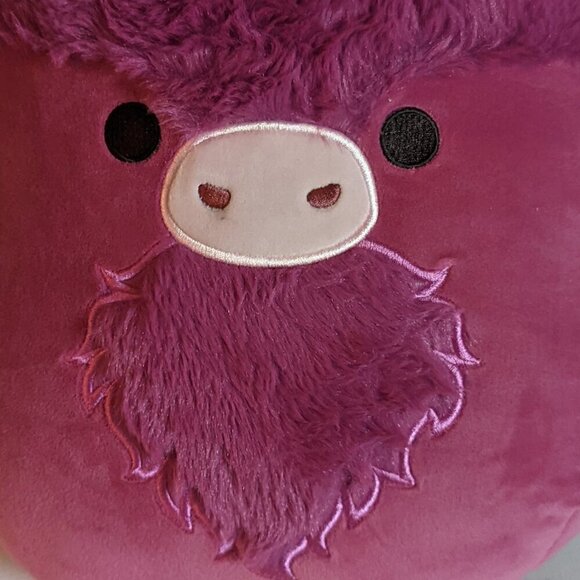 NWT 12" Dave Plum Bison Squishmallows Shiny Plush Stuffed Animal Easter Gift NEW - Picture 2 of 8